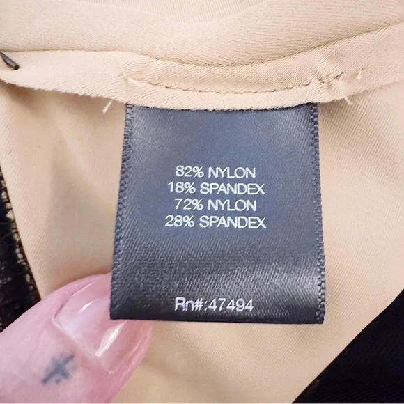 Norma Kamali Diana Ruched Mesh Maxi Skirt Black Nude - Picture 5 of 9